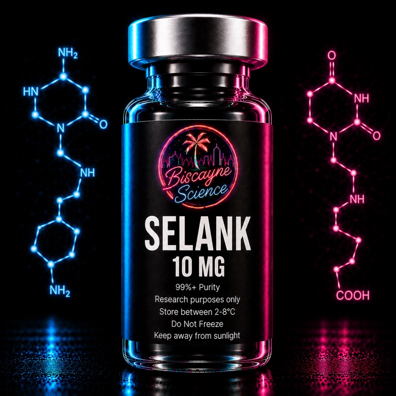 Selank research vial